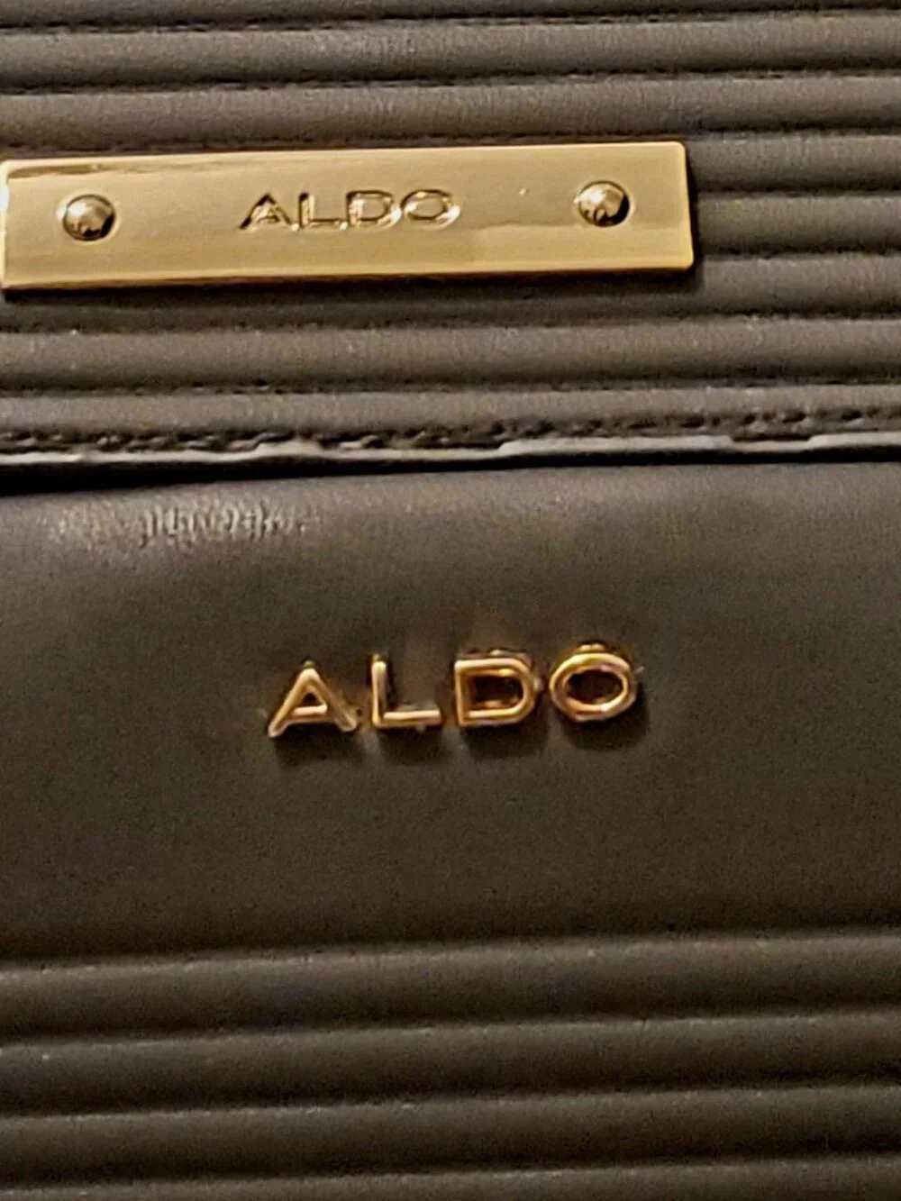 Aldo Daspias Black Satchel Handbag
